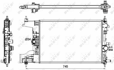 AUŠINTUVAS OPEL ASTRA J 10- 1.4- 1.6TURBO 