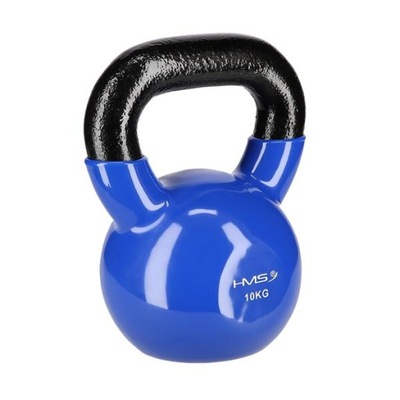 Kettlebell pokryty winylem żeliwne obciążenie 10 kg KNV10 HMS