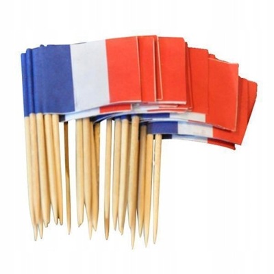 15x 50 sztuk francji flaga narodowa wybiera