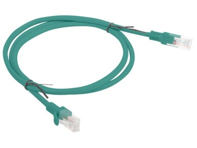 Patchcord kat.5e 1.0M UTP zielony