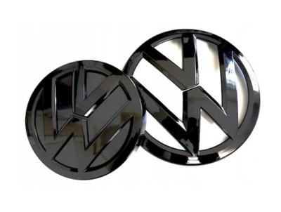 EMBLEMA NEGRO GOLF 7 SPORT VII GTI R VW JUEGO  