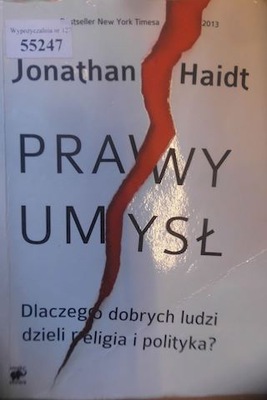 Prawy umysł - Jonathan Haidt