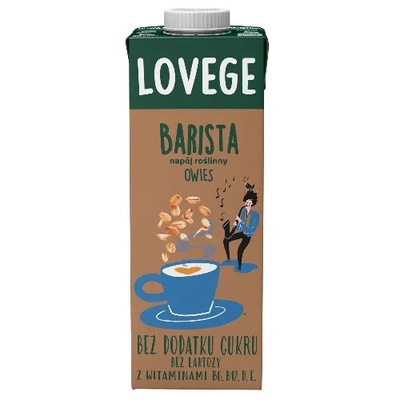 Sante Lovege Napój owsiany barista bez dodatku cukru 1l