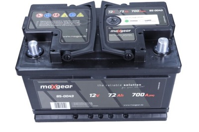 BATERÍA 12V 72AH/700A L- 278X175X175 CON OCZKIEM KONTROLNYM  