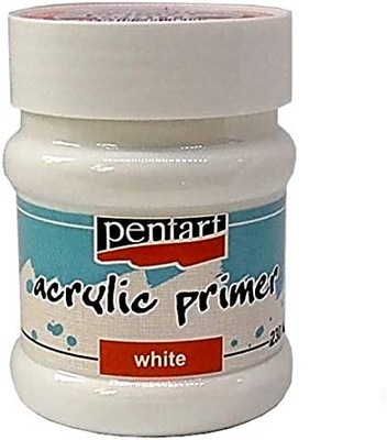 Podkład akrylowy Pentart white 230 ml