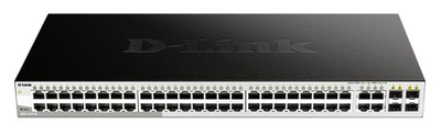 D-Link DGS-1210-48 łącza sieciowe Zarządzany L2 Gigabit Ethernet (10/1...