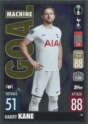 Match Attax 2021/22 134 Harry Kane Topps