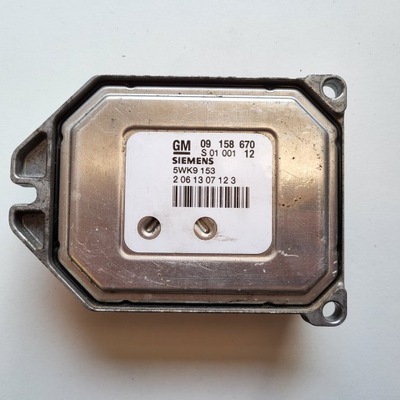 КОМПЬЮТЕР ДВИГАТЕЛЯ OPEL ASTRA II G 1.8 16V 09158670