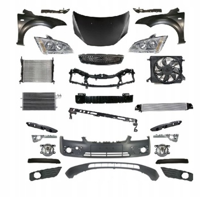 Ford focus ii 2 2004-2008 da_ kompletny перед pas фото №1