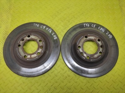 Citroen c5 iii 2.0 hdi тормозные диски тормозные задняя kpl фото №1