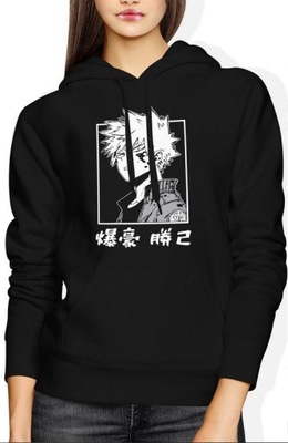 BLUZA DAMSKA Z KAPTUREM MY HERO ACADEMIA BAKUGO HIT XL