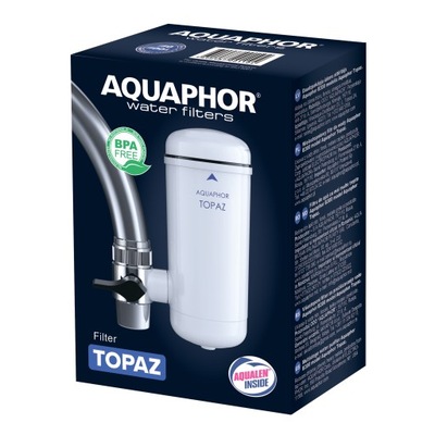 Vodný filter na uhlíkový kohútik AQUAPHOR TOPAZ, výdatnosť 750L