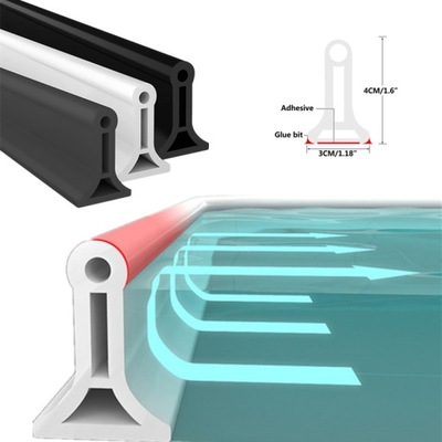 Uszczelka magnetyczna Baliv 100 cm biały, czarny,