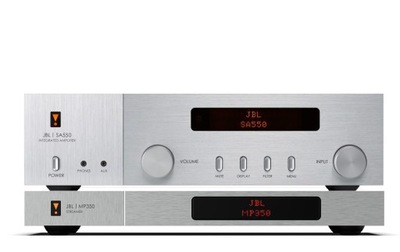 JBL SA550 Classic wzmacniacz stereo JBL MP350 odtwarzacz sieciowy zestaw