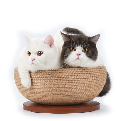 Canadian Cat | Kocia Misa |Sizalowe Legowisko dla Kotów z funkcją drapaka