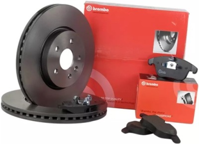 Brembo тормозные диски+ тормозные колодки перед dacia dokker 280mm фото №1
