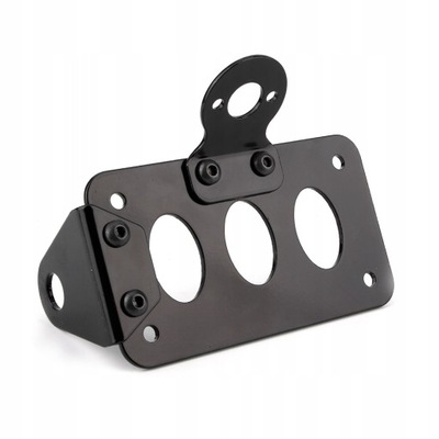 SOPORTE TABLAS REJESTRACYJNEJ NEGRO PARA MOTOCICLETA  