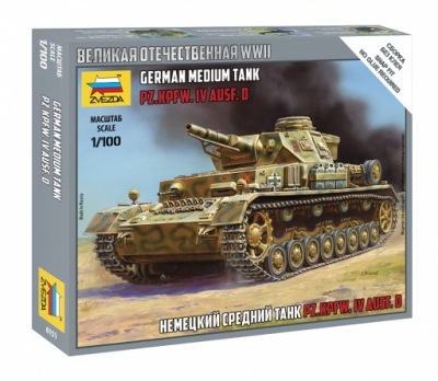 1:100 German Tank Pz.Kpfw.IV Ausf.D Panzer IV