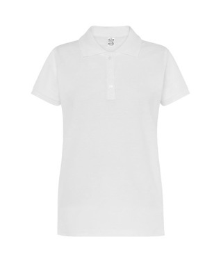 Koszulka Polo damska biała 200g [Rozmiar: 3XL]