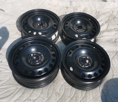 4 PIEZAS LLANTAS ACERO 6JX16 OPEL ADAM ROCKS CORSA D E 4X100 ET40 NUEVO  