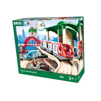 BRIO POCIĄG OSOBOWY Z DWORCEM, RAVENSBURGER