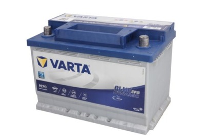 BATERÍA VARTA 12V 70AH 760A EFB START - LUZ DE FRENADO MAS NUEVOS MODELO PRODUCTPS  