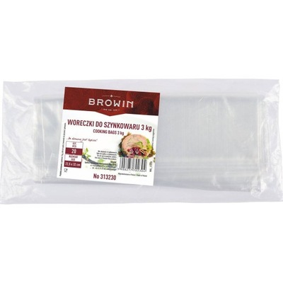 Browin woreczki foliowe do szynkowaru 3 Kg 20szt grube 313230