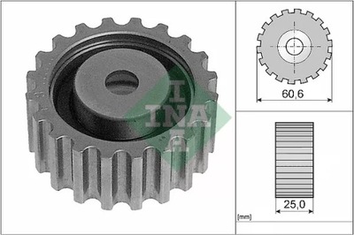 INA 532 0218 10 ROLLO KIERUNKOWA / PROWADZACA, CORREA DISTRIBUCIÓN  