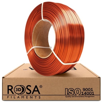 Filament ReFill Rosa3D PLA Silk 1,75mm Miedziany/Copper 1000g