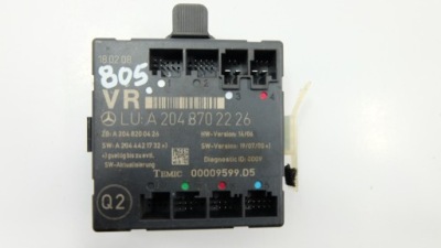 Mercedes w204 модуль двері правий перед a2048702226 фото №1