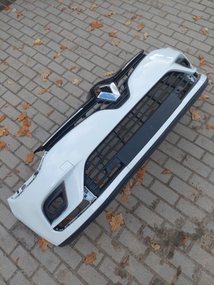 Бампер передний решётка радиатора clio iv lift фото №1