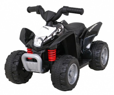 Honda Quad 250X TRX na akumulator czarny Ekoskóra