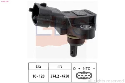 1-993-180 ДАТЧИК CISN. ВОЗДУХА HYUNDAI ELANTRA 