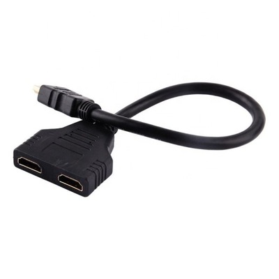 Rozdzielacz HDMI 2 PORTY 4K ROZGAŁĘŹNIK SPLITTER