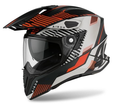 Kask integralny AIROH COMMANDER BOOST POMARAŃCZOWY MAT r. S