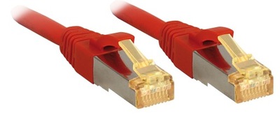 Lindy 47295 kabel sieciowy Czerwony 3 m Cat7 S/FTP (S-STP)