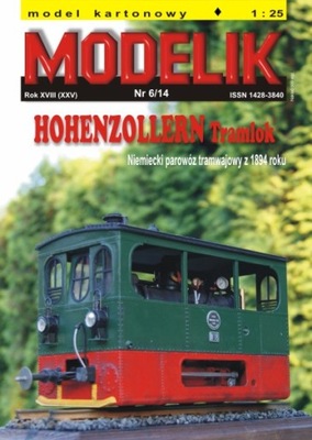 1:25 Hohenzolern Tramlok MODELIK 6/14