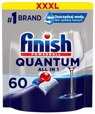 Finish Quantum All-in-1 Kapsułki do zmywarki fresh 60 sztuk