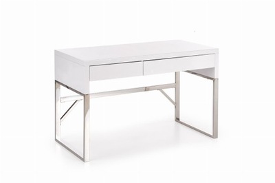 Halmar B32 biurko biały / chrom