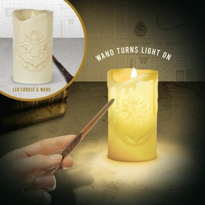 Lampka - Harry Potter świeca z różdżką 14 cm