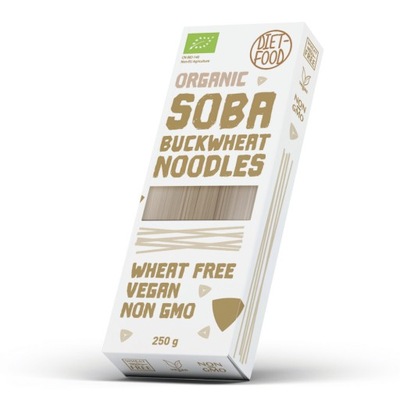 Bio Makaron Gryczany Soba Bezglutenowy 250g