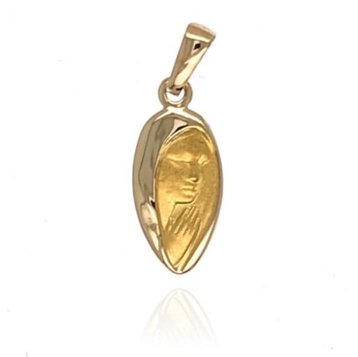 Medalik złoty modląca się Maryja 585