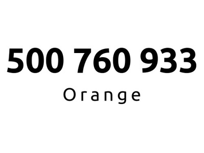 500-760-933 | Starter Orange (76 09 33) #E