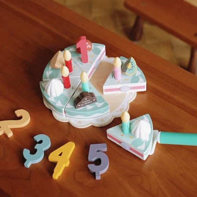 1 zestaw zabawek imitujących tort urodzinowy dla malucha