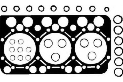 Elring прокладка головки volvo ec b 6 fl fl 6 d6a1 фото №1