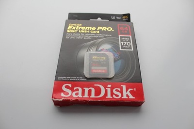 Karta SD SanDisk 64GB SanDisk EXTREME PRO