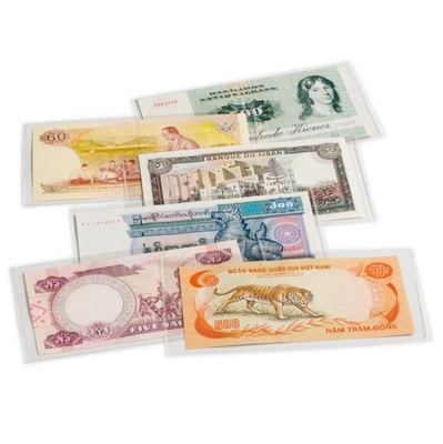 Folia na banknoty 216 X 157 ( 80 sztuk) - 250 gram