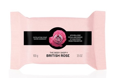 THE BODY SHOP_BRITISH ROSE SOAP_peelingujące mydło