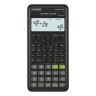 Casio Kalkulator FX 82 ES PLUS 2E, czarny, szkolny