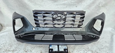 Бампер hyundai tucson iv 20- перед 6pdc решётка радиатора передний фото №1